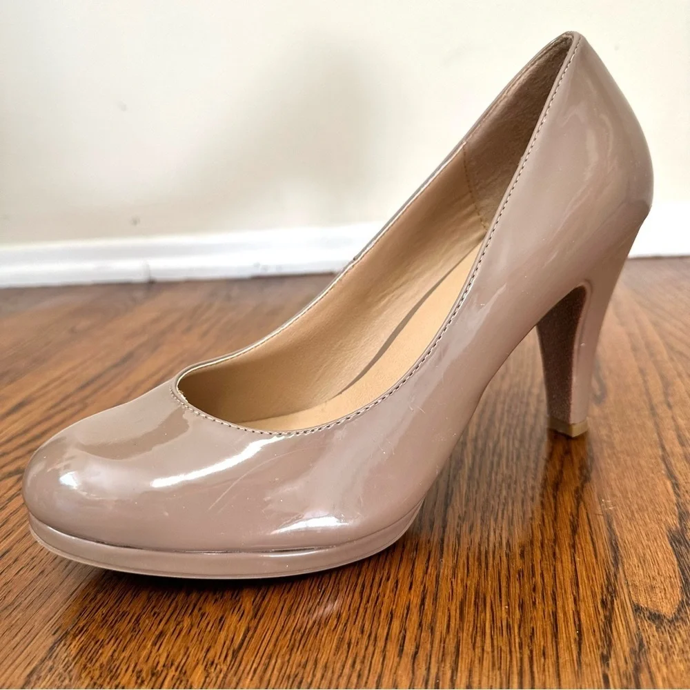 Lane Bryant Beige Platform Pumps  Sz 10W - Picture 3 of 6